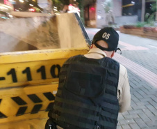  RONE simula roubo a banco no Centro de Curitiba; exercício faz parte do III Curso da unidade 