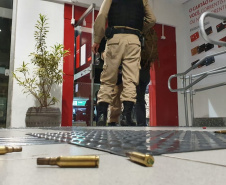  RONE simula roubo a banco no Centro de Curitiba; exercício faz parte do III Curso da unidade 