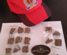 Equipe Canil da Polícia Rodoviária Estadual apreende maconha em duas abordagens no Litoral