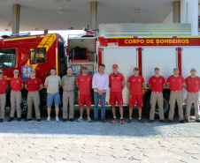 Corpo de Bombeiros recebe novo caminhão para suporte em combate a incêndios e acidentes de trânsito em Guaratuba (PR)