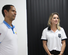 Delegacia Cidadã de Matinhos e a base do Depen no litoral do Paraná recebem a visita do Secretário de Estado da Segurança Pública