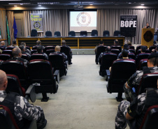 BOPE abre a I SIPAT com palestra sobre o Programa de Saúde Preventiva
