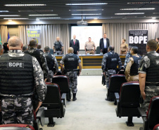 BOPE abre a I SIPAT com palestra sobre o Programa de Saúde Preventiva