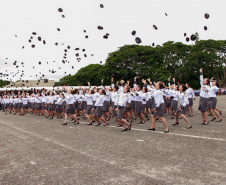 Secretário prestigia solenidade em comemoração a formatura do Ensino Médio do Colégio da Polícia Militar