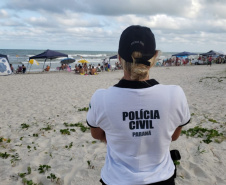 PCPR orienta banhistas a ficarem atentos com pertences na areia da praia