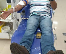 Policiais do 7° BPM fazem campanha de doação de sangue no Noroeste do estado