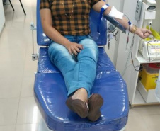 Policiais do 7° BPM fazem campanha de doação de sangue no Noroeste do estado