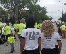 PCPR participa de ação contra assédio sexual em Guaratuba