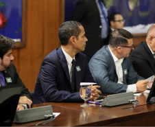 Secretário coronel Marinho participa de reunião do Consej em Brasília e de audiência com o Ministro Moro e o presidente Bolsonaro