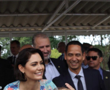 Secretário coronel Marinho participa de evento com Michelle Bolsonaro