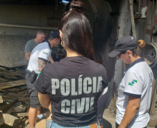  Polícia Civil incinera 265 quilos de drogas apreendidas no Litoral