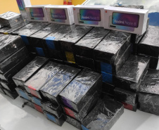 BPRv apreende quase 200 celulares contrabandeados no Oeste do estado