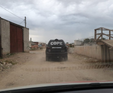  PCPR apreende porções de crack e cocaína em operação no bairro Parolin 