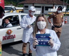  Polícia Rodoviária Estadual faz operações com unidades especializadas da PM para evitar a disseminação do coronavírus 