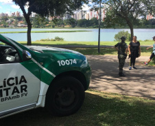 Polícia Militar faz orientações à população e reforça presença nas ruas do Paraná no combate ao coronavírus