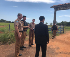 Secretário coronel Marinho se reúne com autoridades para tratar da Segurança Pública de Guaíra