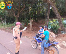  Polícia Rodoviária Estadual faz operações com unidades especializadas da PM para evitar a disseminação do coronavírus 