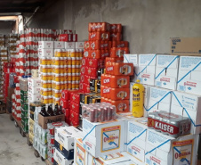  PCPR recupera parte de carga de bebidas roubadas em distribuidora de Curitiba 