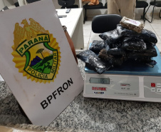  Mais de 280 quilos de maconha e mais de 1,6 quilo de haxixe são apreendidos por policiais militares do BPFron no Oeste do estado 