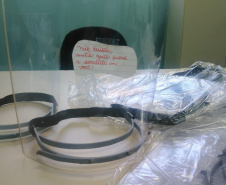 Servidores do Depen recebem máscaras de proteção tipo “face shields” em proteção ao Covid-19