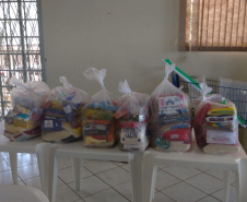 Depen de Cascavel arrecada 850 kg de alimentos não perecíveis e 50 cestas básicas para doação