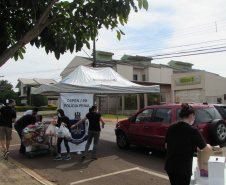 Depen de Cascavel arrecada 850 kg de alimentos não perecíveis e 50 cestas básicas para doação