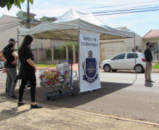 Depen de Cascavel arrecada 850 kg de alimentos não perecíveis e 50 cestas básicas para doação