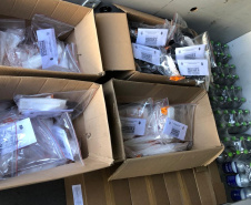 PCPR entrega kits de proteção contra a Covid-19 aos policiais civis