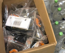 PCPR entrega kits de proteção contra a Covid-19 aos policiais civis