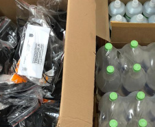 PCPR entrega kits de proteção contra a Covid-19 aos policiais civis