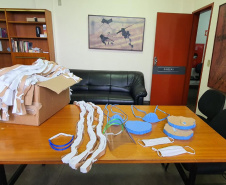 Penitenciária de Londrina produz escudos faciais e novo modelo de máscaras para hospitais da região
