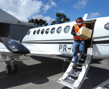 Aeronaves já transportaram 4.569 amostras para testes de coronavírus