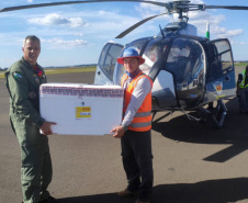 Aeronaves já transportaram 4.569 amostras para testes de coronavírus