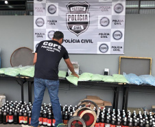 PCPR descobre laboratório de ecstasy e apreende mais de 200 mil comprimidos da droga