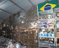 Batalhão da PM arrecada cestas básicas e produtos de higiene em Foz do Iguaçu 