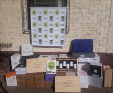 No Sudeste do estado, BPFron apreende carro carregado com vinhos contrabandeados