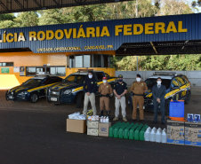 Forças policiais recebem equipamentos de proteção individual em Cascavel para prevenção à Covid-19