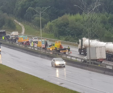  BPMOA presta apoio em grave acidente na BR 276 em São José dos Pinhais, na RMC 