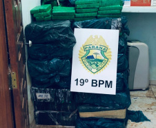  No Oeste do PR, PM apreende 675 quilos de maconha em duas abordagens  
