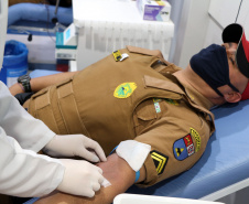 BPRv faz doação de sangue em alusão a campanha Maio Amarelo