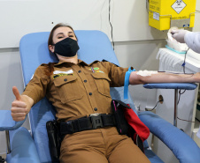 BPRv faz doação de sangue em alusão a campanha Maio Amarelo