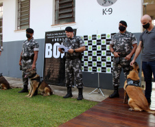  Cães do Bope se aposentam após 9 anos de atuação