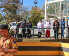 Banda de Música da PM faz homenagem para enfermeiros do Hospital da PM no Dia Internacional da Enfermagem