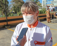 Banda de Música da PM faz homenagem para enfermeiros do Hospital da PM no Dia Internacional da Enfermagem