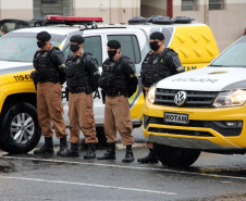 Operação Tático Móvel coloca mais de 80 policiais militares nas ruas de Curitiba para reforçar o policiamento