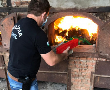 PCPR incinera 3,8 toneladas de maconha em Foz do Iguaçu