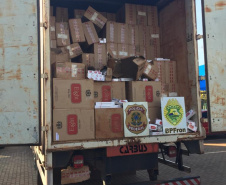 BPFron apreende R$ 3,5 milhões em cigarros contrabandeados em Guaíra