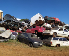 Polícia Civil remove 1,6 mil veículos de pátios em Cascavel