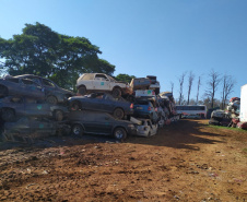  Polícia Civil remove 1,6 mil veículos de pátios em Cascavel