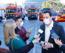  Governo reforça Corpo de Bombeiros com 34 novos veículos